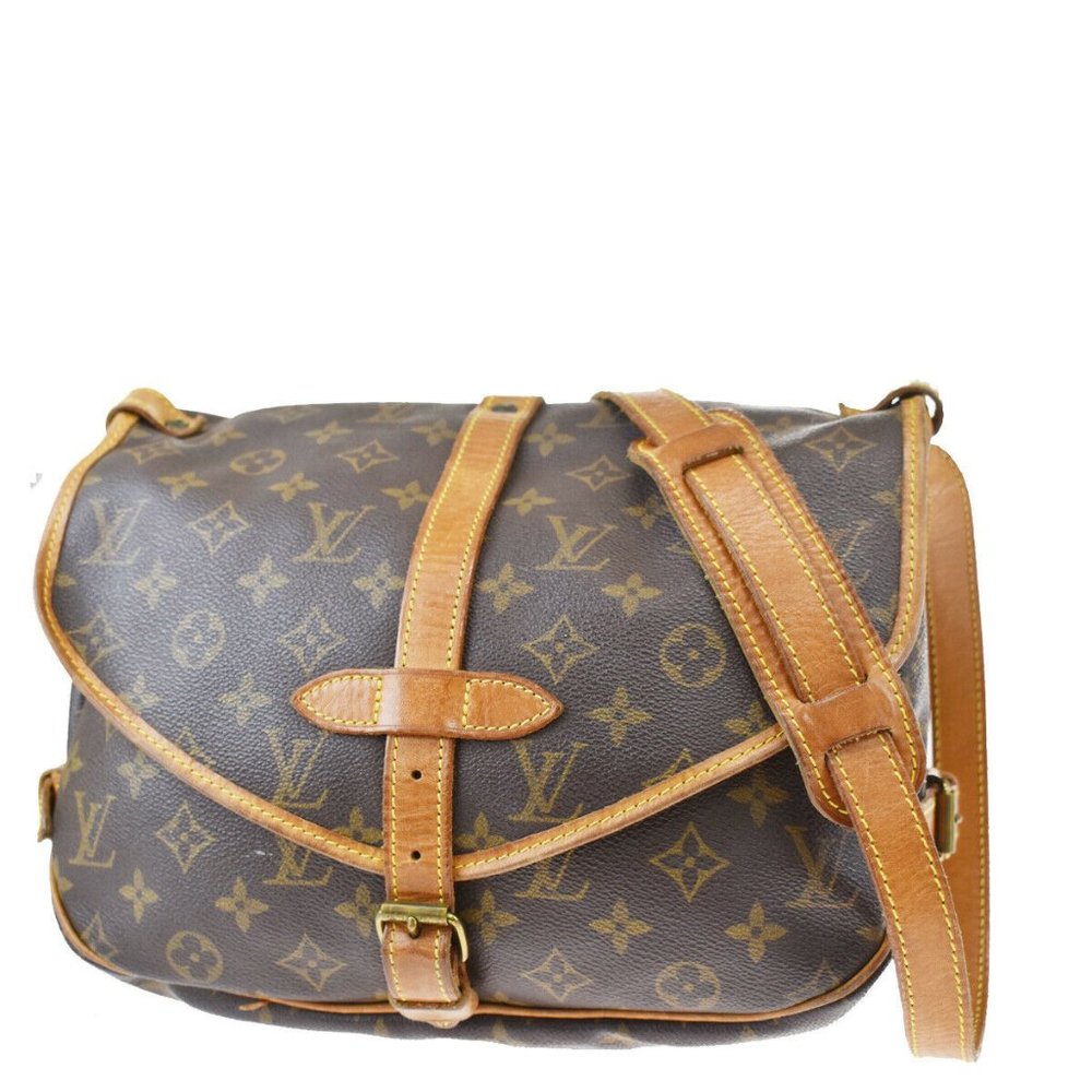 ❌❌SOLD❌❌ LOUIS VUITTON Saumur 30 Shoulder Bag Monogram Leat